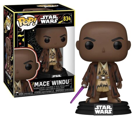 Funko POP! Star Wars - Mace Windu (Retro) #834 Figure 