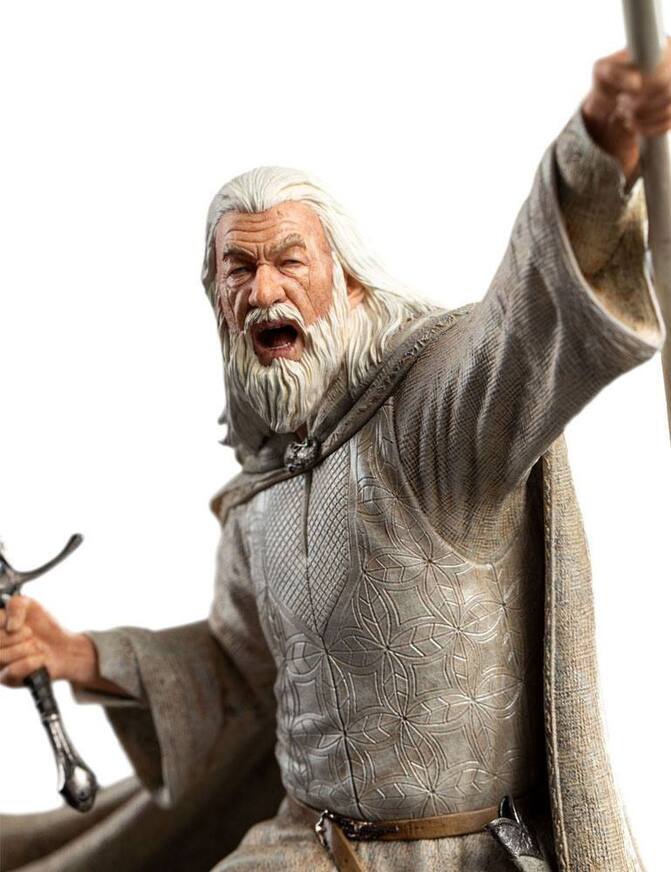 The Lord of the Rings Figures of Fandom PVC Statue Gandalf the White 23 cm - WETA865203124