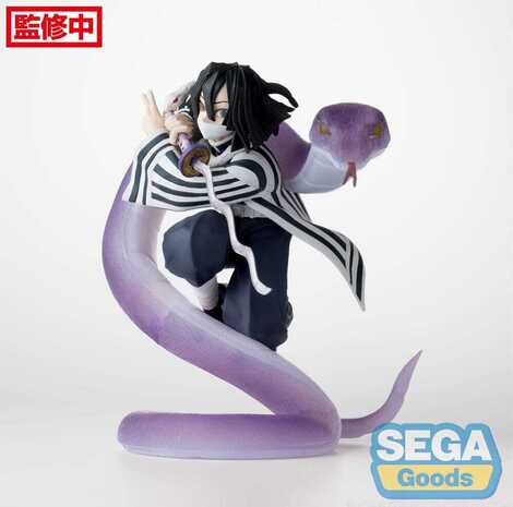 Demon Slayer: Kimetsu no Yaiba Xross Link Anime PVC Statue Obanai Iguro Hashira Training Arc 14 cm - SEGA42876