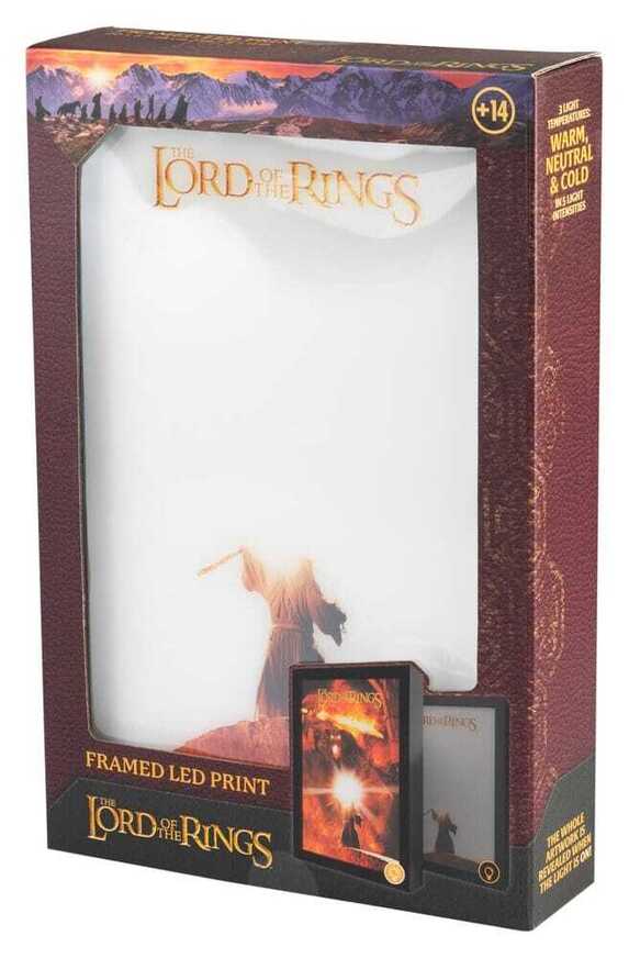 The Lord of the Rings Framed LED Panel 28 x 20 cm - NAZ250705