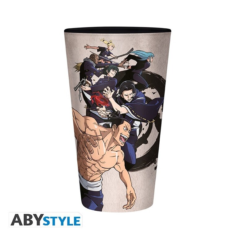 Jujutsu Kaisen Large Glass 400ml Tokyo vs Kyoto - ABYVER238