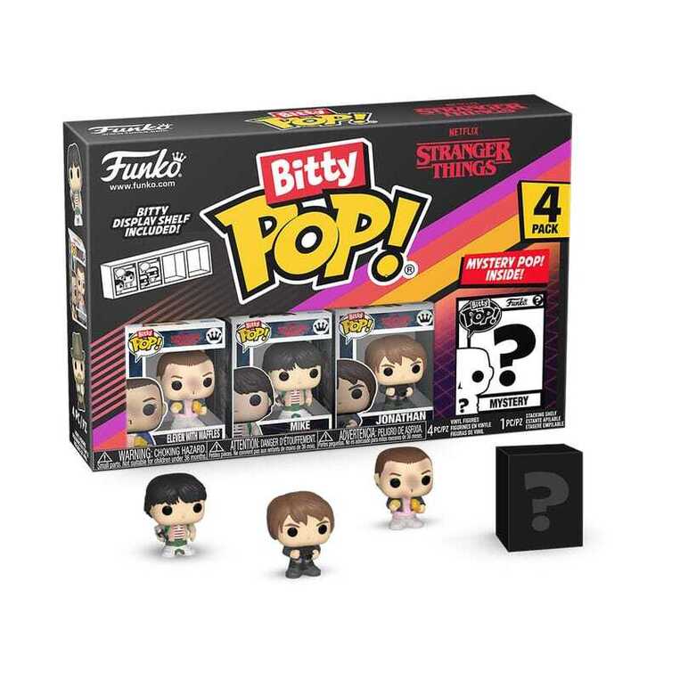 Funko Bitty POP! Stranger Things - Eleven, Mike, Jonathan & Chase Mystery 4-Pack Φιγούρες