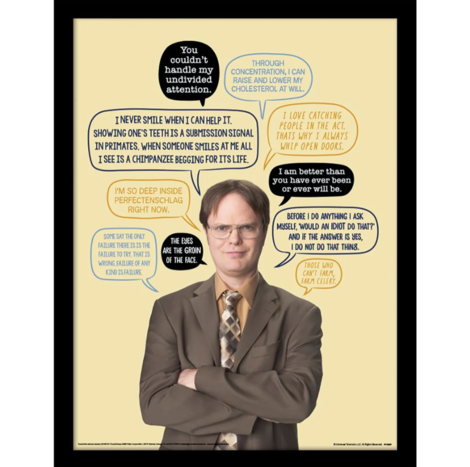 The Office (Dwight) Wooden Print (Framed) 30 x 40cm - FP13778P