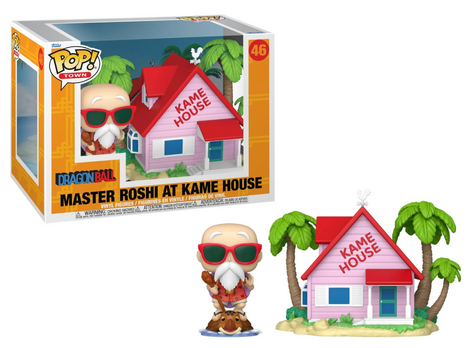 Funko POP! Town: Dragon Ball - Kame House with Master Roshi Figure #46