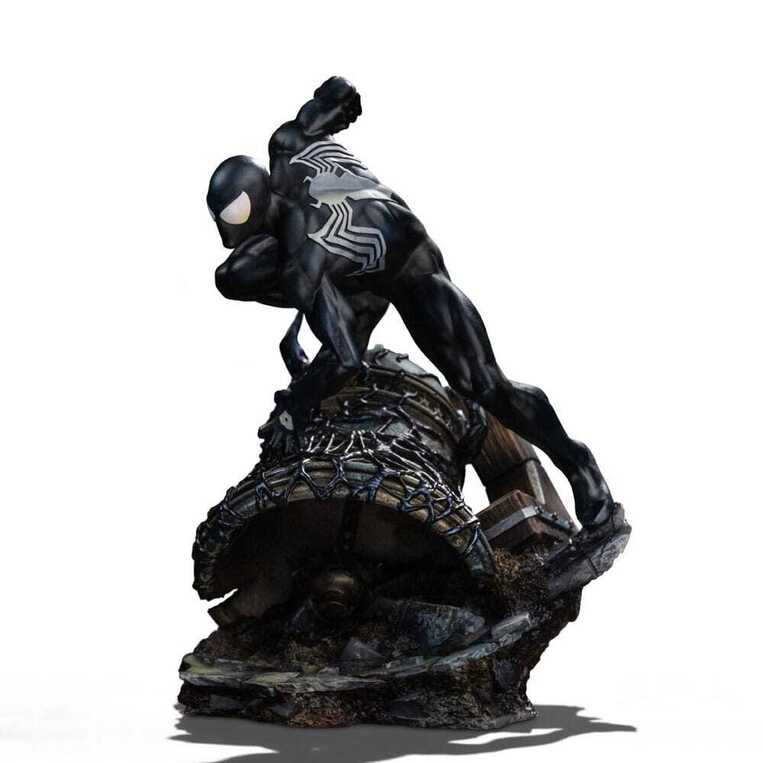 Marvel BDS Art Scale Statue 1/10 Spider-Man Black Costume 20 cm - IS33408