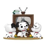 Funko POP! Moment: Disney: 101 Dalmatians - Rolly, Patch & Lucky with TV #1664 Figure 