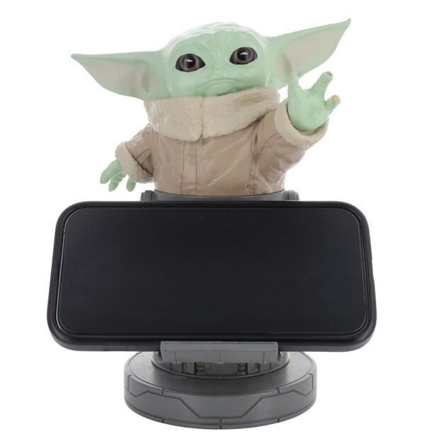 Star Wars The Mandalorian Grogu Figure Clamping Bracket Cable Guy 21cm - 