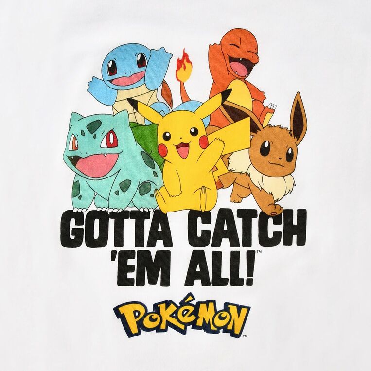Pokemon Gotta Catch Em All White Kids T-Shirt - POK00625TKW