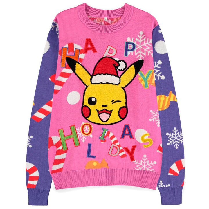Pokemon Pikachu Patched Christmas Jumper - KW575772POK