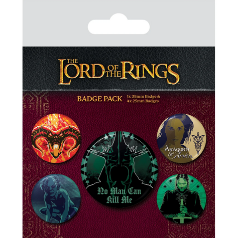 The Lord Of The Rings Pin Badge Pack - BP80838