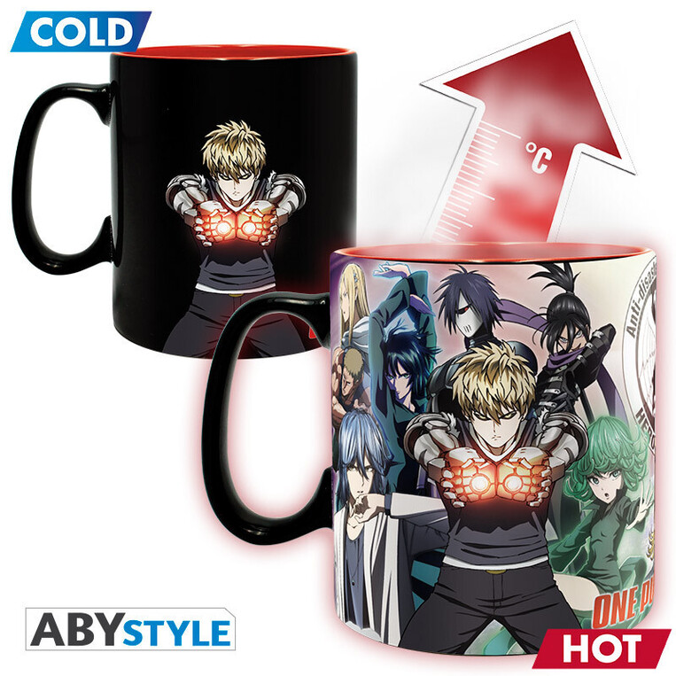 One Punch Man Mug Heat Change 460ml - ABYMUG448