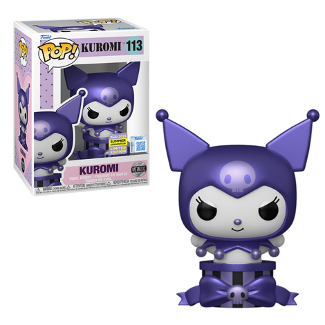 Funko POP! Sanrio: Hello Kitty and Friends - Kuromi Metallic #113 (SDCC 2025 Exclusive Figure)