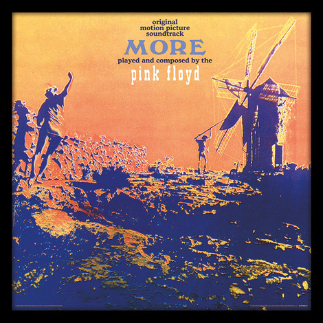 Pink Floyd (More - Soundtrack) Album Cover Wooden Framed Print 31.5 x 31.5cm - ACPPR48122