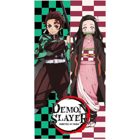 Demon Slayer Kimetsu no Yaiba microfibre beach towel 140x70cm - MH-DESR-0010-T-U