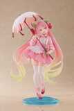 Hatsune Miku AMP PVC Statue Newley Written Sakura Miku Sakura Dress Ver. 21 cm - TAITO452013700