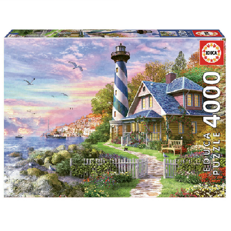 Educa Puzzle Lighthouse at Rock Bay 4000 pieces - 017.677