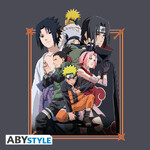 Naruto Shippuden Unisex Dark Grey Tshirt - ABYTEX855- XL