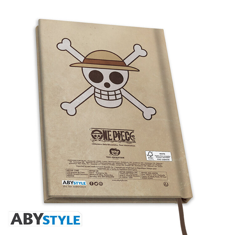 One Piece A5 Notebook "Wanted Luffy Wano" - ABYNOT155 