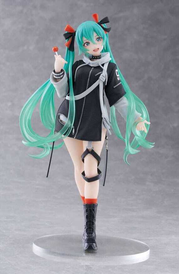 Hatsune Miku Wonderland PVC Statue Fashion Punk Ver. 18 cm - TAPR451767500