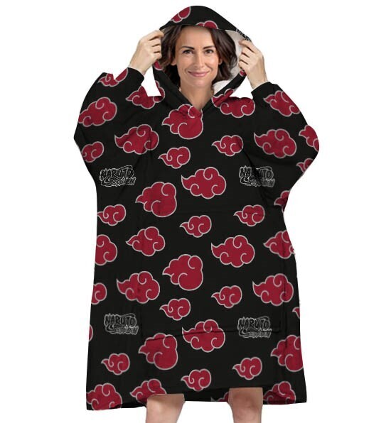 Naruto Sweat Poncho Coral Fleece - AYM-029NRT-SPAD