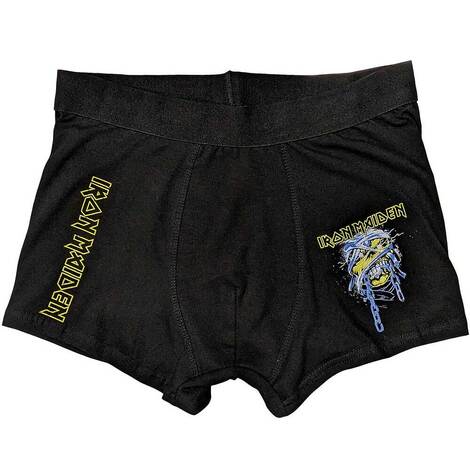 Iron Maiden Unisex Boxers: Powerslave Head (Black) - IMBX78MB