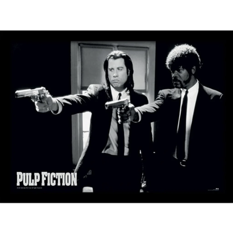 Pulp Fiction (Guns) Wooden Framed Print (30x40) - FP10328P