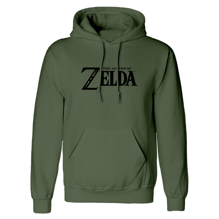 Legend Of Zelda – Logo And Shield (Pullover Hoodie) - ZEL05881HSC