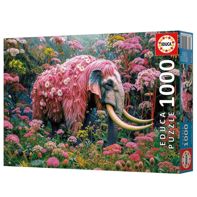 Educa Puzzle Floral Elephant 1000 pieces - 020.229