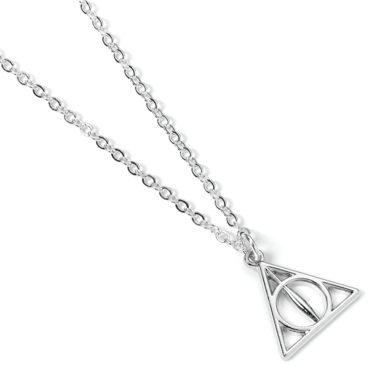Harry Potter Deathly Hallows Necklace (silver plated) - EWNX0054