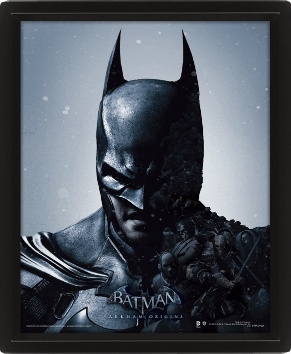 Batman Arkham Origins (Batman/Joker)  3D Lenticular Poster - EPPL71102