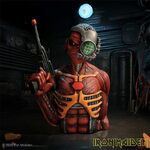 Iron Maiden Bust Somewhere In Time - NEMN-B7372A26