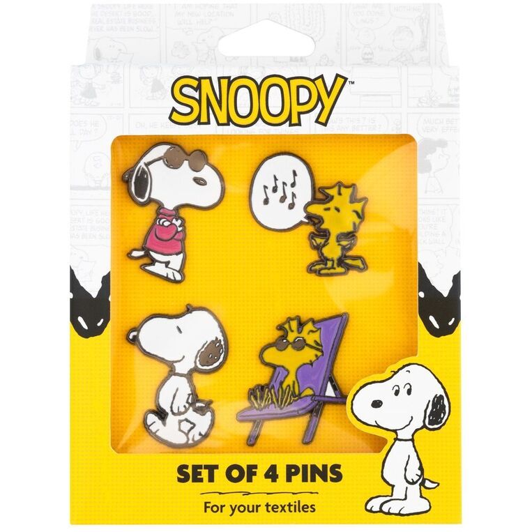 Snoopy 4 Pin Set - SET4P006