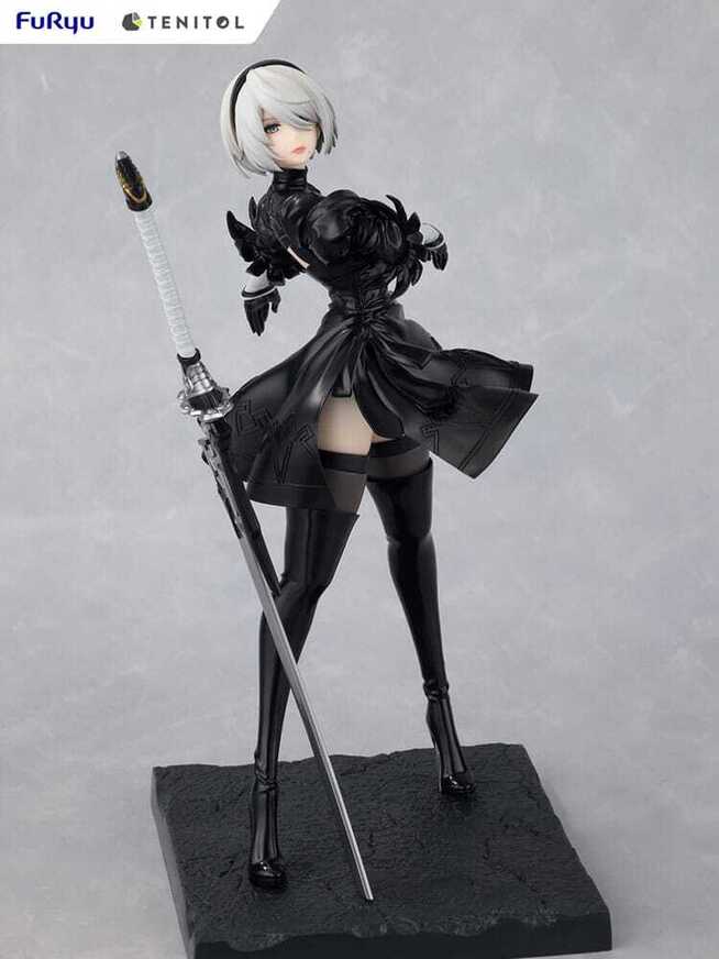 NieR:Automata Tenitol PVC Statue 2B Ver1.1a 22 cm - FRYU40700