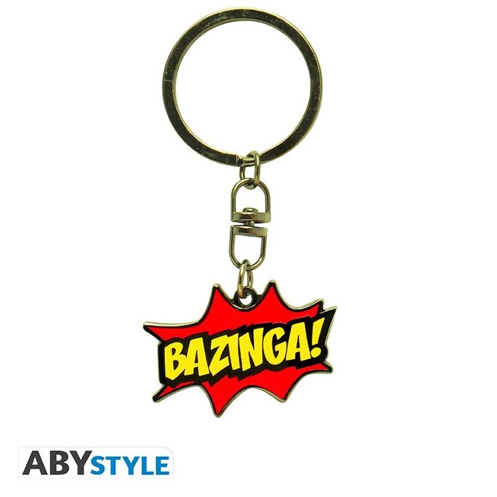 The Big Bang Theory - Keychain "Bazinga" (metal) - ABYKEY442