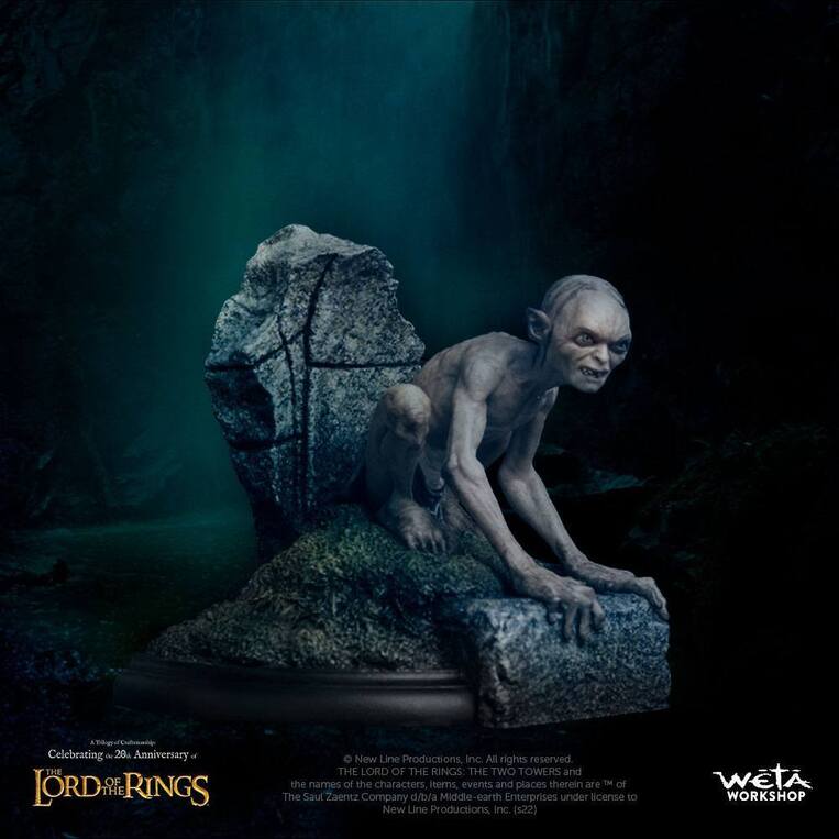 Lord of the Rings Mini Statue Gollum, Guide to Mordor 11 cm - WETA860104143
