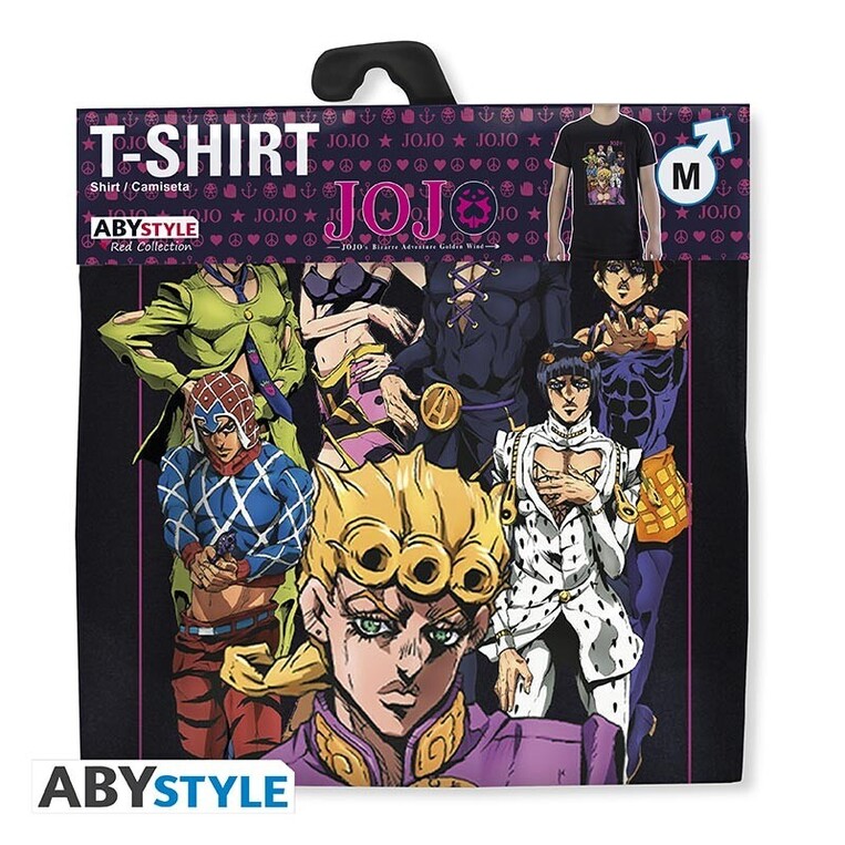 Jojo's Bizarre Adventure - Tshirt "Group" Man Ss Black - ABYTEX817