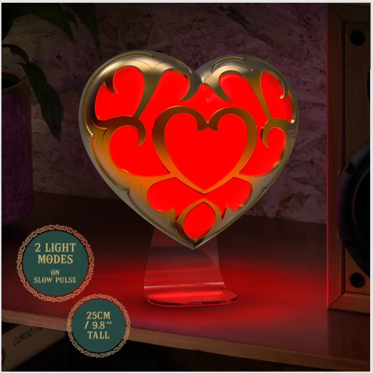 The Legend of Zelda Heart Container Light 25 cm - PP13468NN