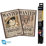 One Piece Set 2 Posters Chibi 52x38 Wanted Luffy & Ace - GBYDCO339