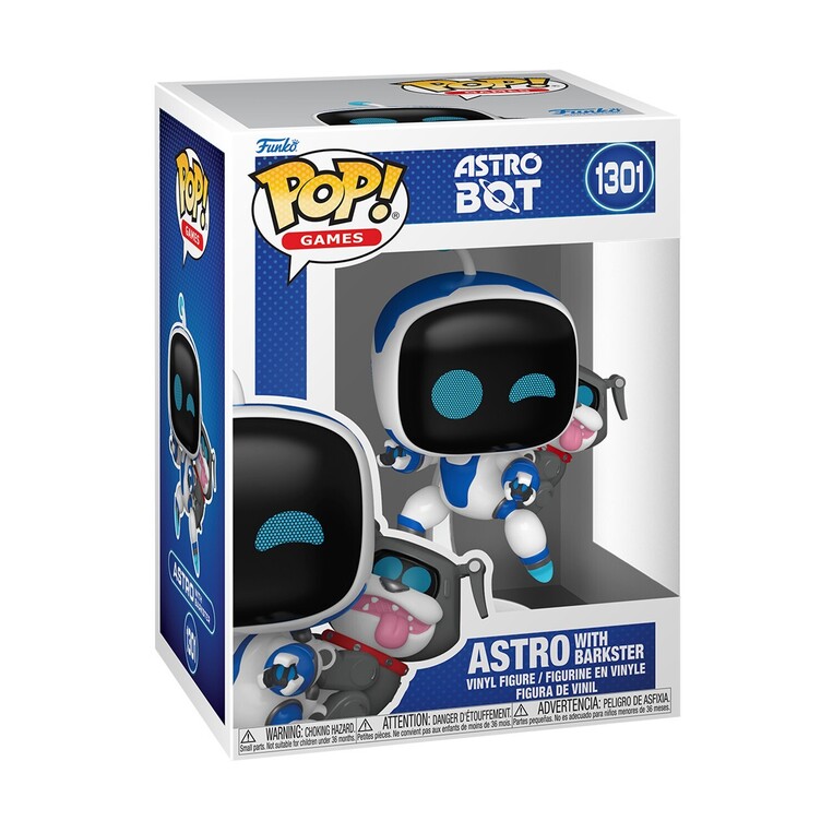 Funko Pop! Games: Astro Bot - Astro with Barkster #1301 Vinyl Figure