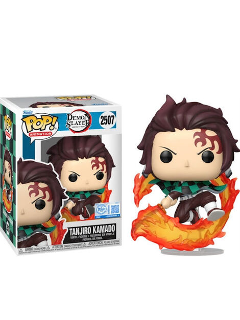 Funko Pop! Animation: Demon Slayer - Tanjiro Kamado (with Flaming Sword) (Special Edition) 