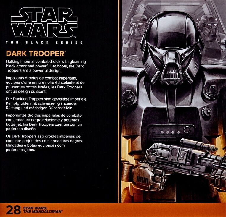 Star Wars Dark Trooper Black Series Figure - F4066