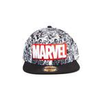 Marvel Comics Snapback Cap Classic Red & White Logo - SB097528MAR