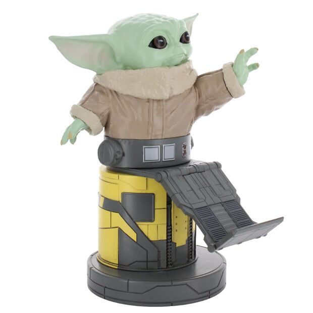 Star Wars The Mandalorian Grogu Figure Clamping Bracket Cable Guy 21cm - 