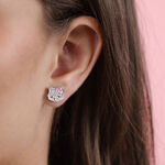 Hello Kitty Earrings Silver Plated - HK50170