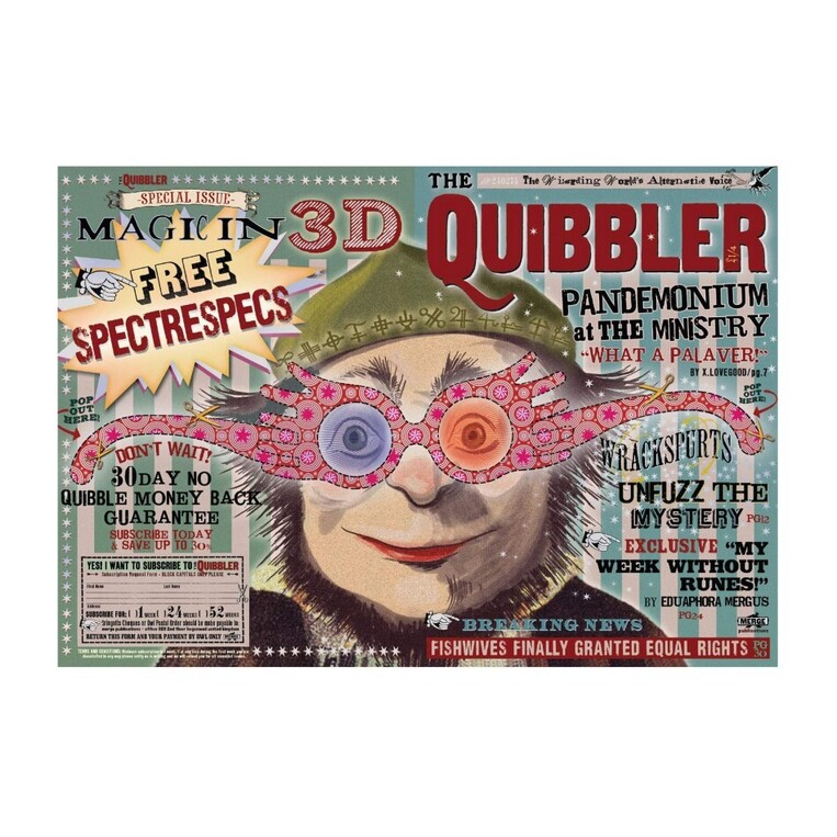 Harry Potter The Quibbler 1000pc Jigsaw Puzzle - NN9453