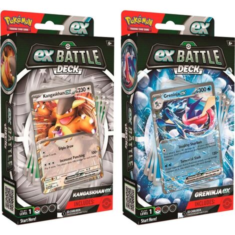 Pokemon TCG Kangaskhan And Greninja Ex Battle Deck Display - En 2 Σχέδια - 1 τμχ - POK852633