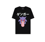 Pokémon Gengar Japan Short Sleeved Black T-shirt - TS150653POK