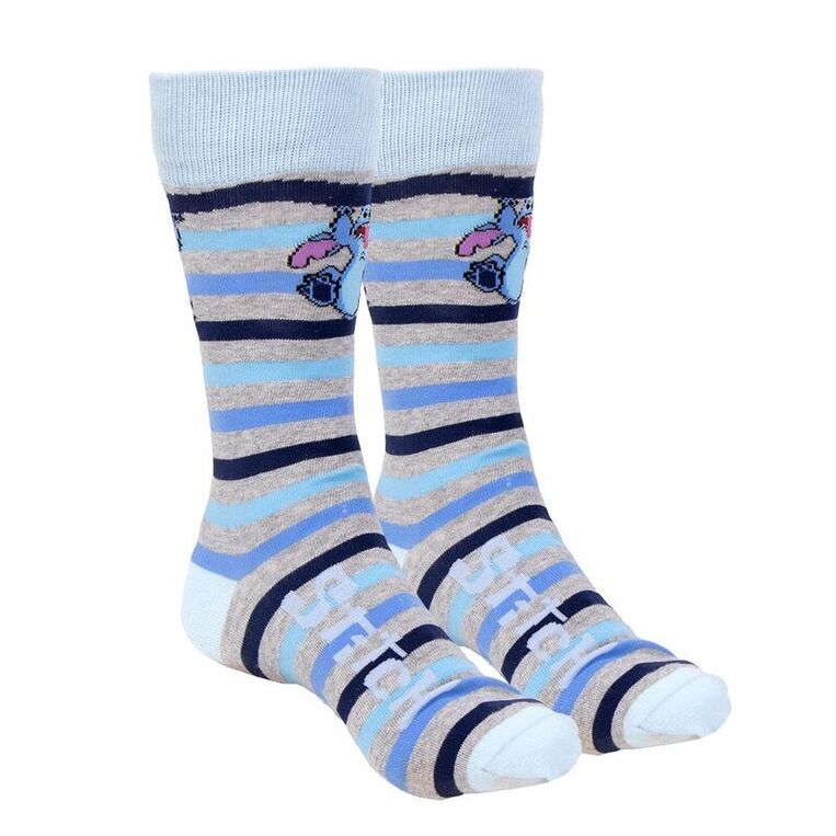 Disney Lilo & Stitch - Stitch Pack 3 Adult Socks - CRD2900001879- 40-46