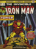 Marvel Comics Iron Man (Power)  Canvas Print 60 x 80cm - WDC90440