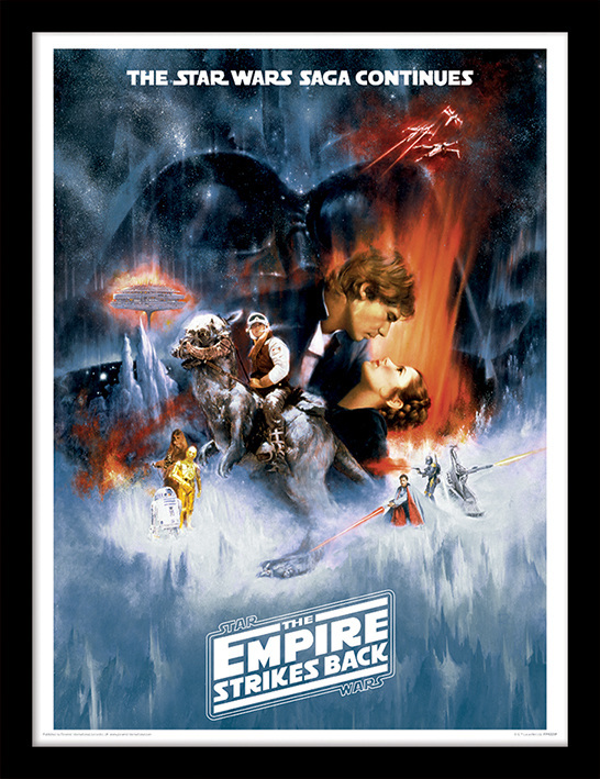 Star Wars The Empire Strikes Back (One Sheet) Wooden Framed 30 x 40cm - FP11221P